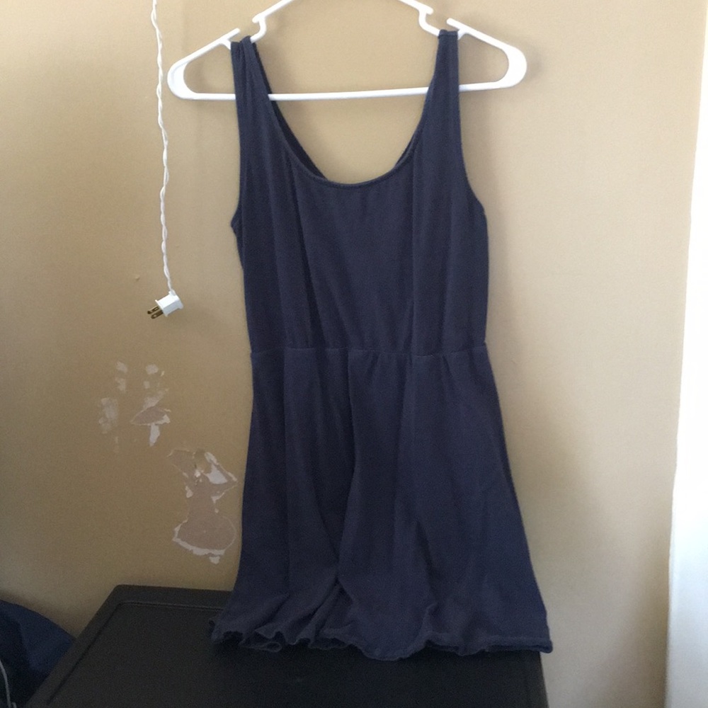 Xhilaration navy cutout dress